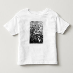 Camiseta De Bebé Papa Urbano II que predica la primera cruzada