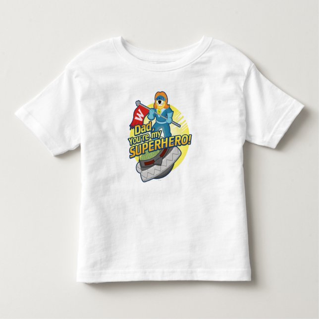 Camiseta De Bebé Papá, usted es mi super héroe (Anverso)