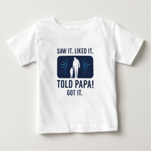 Camiseta De Bebé Papá viejo