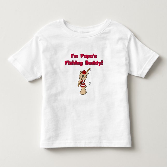 CAMISETA DE BEBÉ PAPÁS QUE PESCAN AL COMPINCHE (Anverso)
