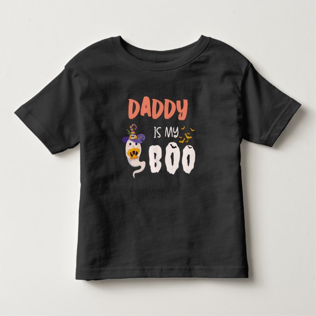 Camiseta De Bebé Papi Nana Papa es mi novio lindo bebé negro (Anverso)
