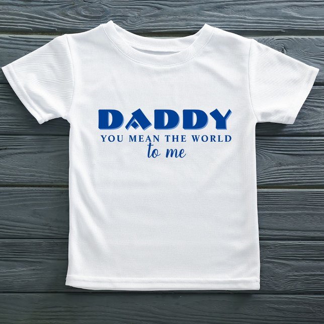 Camiseta De Bebé Papi te refieres a World to Me Cita (Subido por el creador)