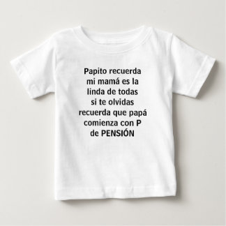 Camiseta De Bebé papito recuerda