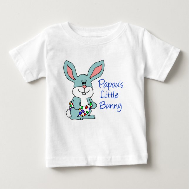 Camiseta De Bebé Papou Little Bunny (Anverso)