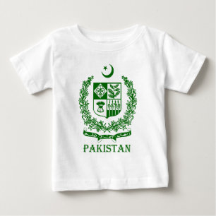 Camiseta De Bebé PAQUISTÁN - emblema/escudo de