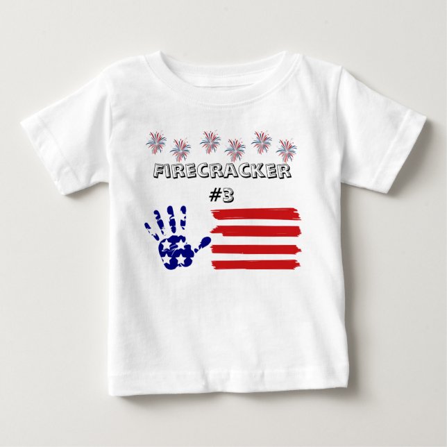 Camiseta de bebé para el 4 de julio (Anverso)