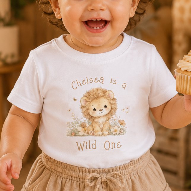 Camiseta de bebé para el primer cumpleaños con nom (Subido por el creador)