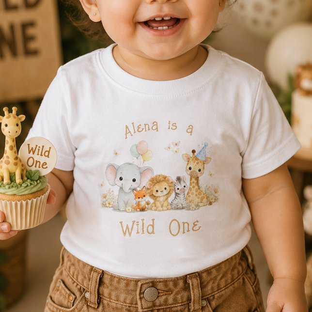 Camiseta de bebé para el primer cumpleaños con nom (Subido por el creador)