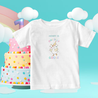 Camiseta de bebé para el primer cumpleaños de un g