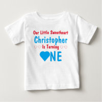 Camiseta de bebé para el primer cumpleaños Little 