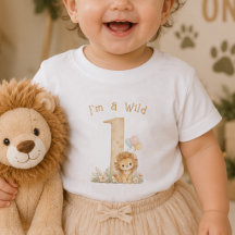 Camiseta de bebé para el primer cumpleaños Waterco