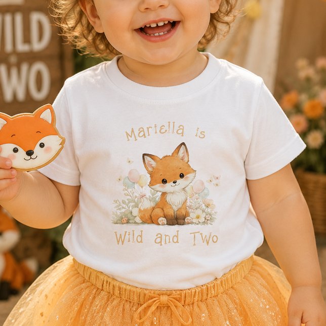 Camiseta de bebé para el segundo cumpleaños con el (Subido por el creador)