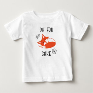 Camiseta De Bebé Para Fox Sake Divertido Reynard Animal Vixen