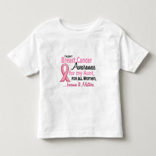 Camiseta De Bebé Para mi conciencia del cáncer de la tía pecho