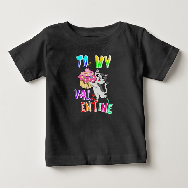 Camiseta De Bebé Para Mi San Valentín (Anverso)