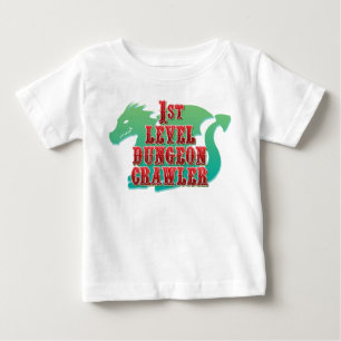 Camiseta de bebé para rastreador de mazmorras de 1