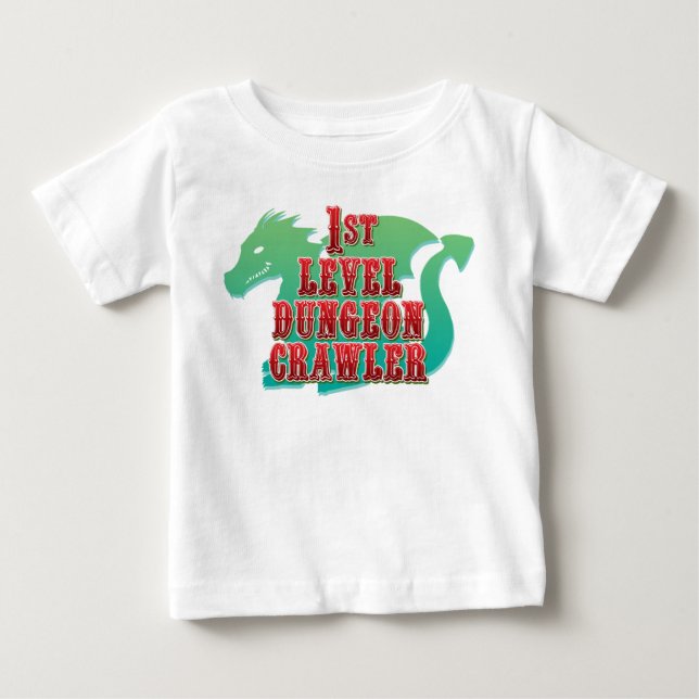 Camiseta de bebé para rastreador de mazmorras de 1 (Anverso)