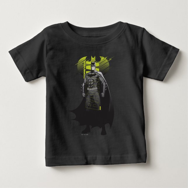 Camiseta De Bebé Para siempre arte de caracteres de Batman Power Up (Anverso)