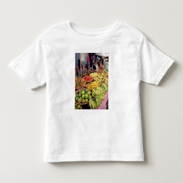 Camiseta De Bebé Parada de la fruta y verdura (Anverso)