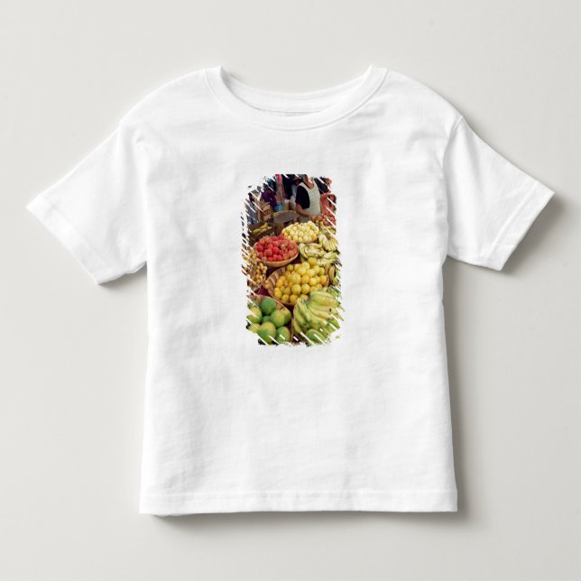 Camiseta De Bebé Parada de la fruta y verdura (Anverso)