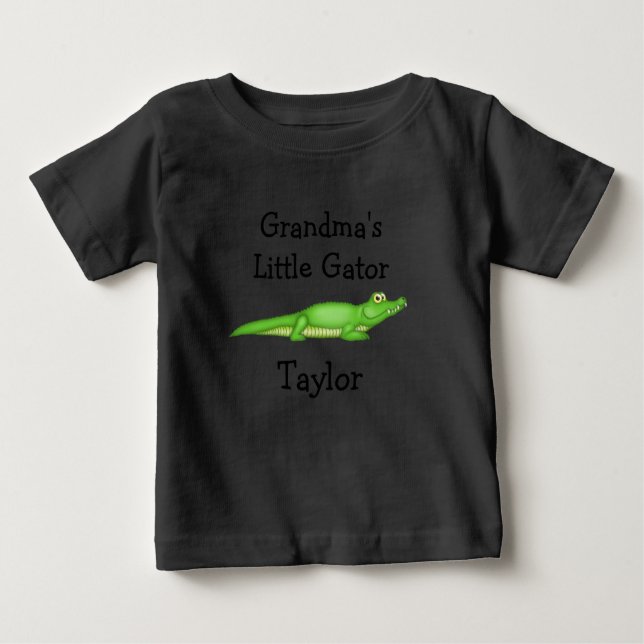 Camiseta De Bebé Paradise Little Gator - SRF (Anverso)