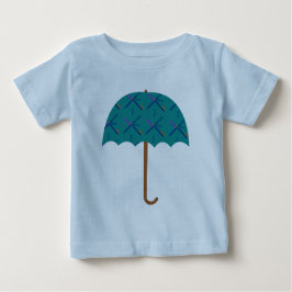 Camiseta De Bebé Paraguas de la alfombra del aeropuerto de PDX