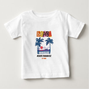 Camiseta De Bebé Paraíso de Playa