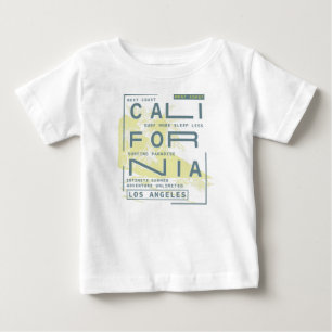Camiseta De Bebé Paraíso de Surfing de California - Costa Oeste Los