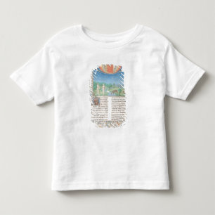 Camiseta De Bebé Paraíso terrestre, un libro en siete edades del