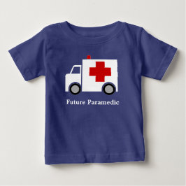 Camiseta De Bebé Paramédico futuro blanco de la ambulancia el | del