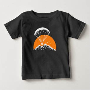 Camiseta De Bebé Paramotoring Retro Vintage