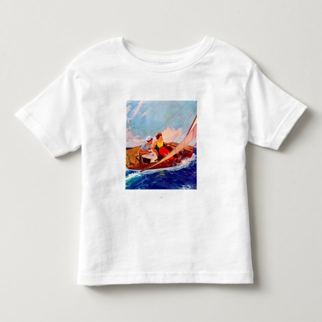 Camiseta De Bebé Pareja Vela de R.J. Cavaliere (Anverso)