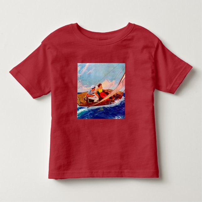 Camiseta De Bebé Pareja Vela de R.J. Cavaliere (Anverso)