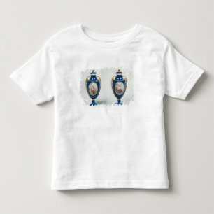 Camiseta De Bebé Pares de floreros de Sevres adornados con