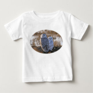 Camiseta De Bebé Pares del búho Nevado