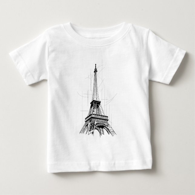 CAMISETA DE BEBÉ PARÍS (Anverso)