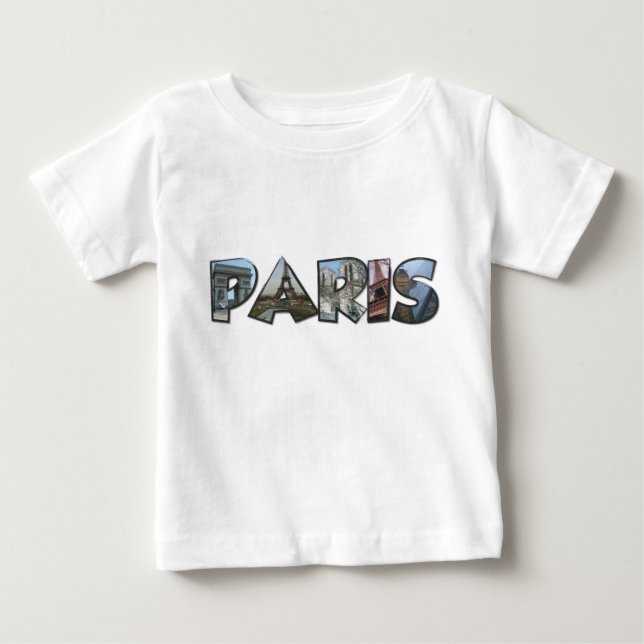 Camiseta De Bebé paris (Anverso)