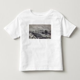 Camiseta De Bebé París moderna: El Pont Neuf, 1845