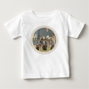 Camiseta De Bebé París victoriano