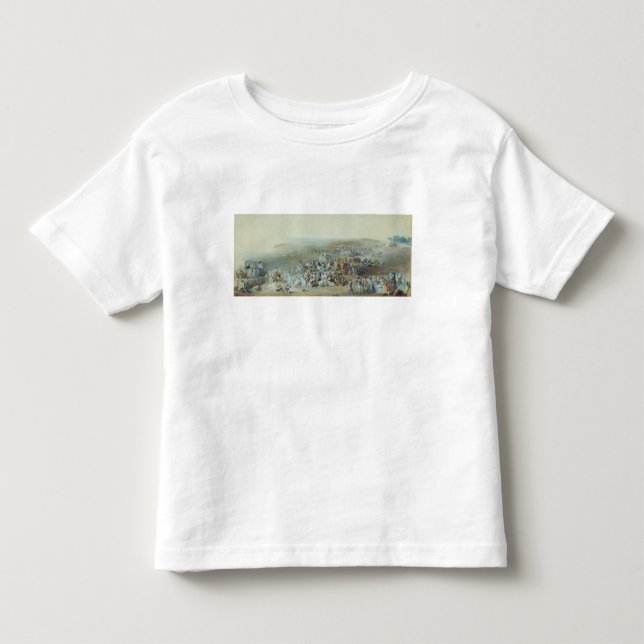 Camiseta De Bebé Parisians en el Champ de Mars (Anverso)