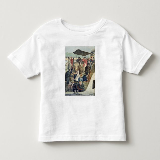Camiseta De Bebé Parisians que vuelve del campo (Anverso)