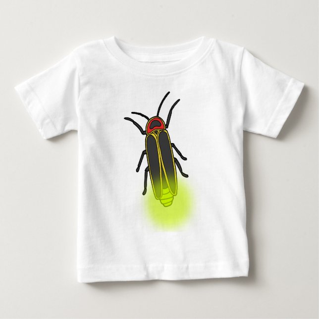 Camiseta De Bebé paro relámpago iluminado (Anverso)