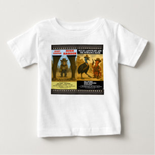 Camiseta De Bebé Parodia de cartel de película de animales occident