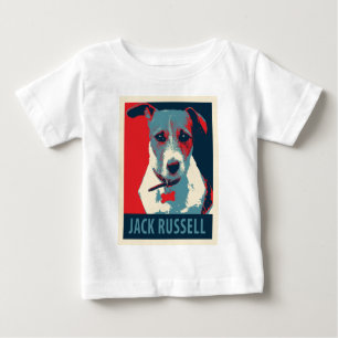 Camiseta De Bebé Parodia de esperanza política de Jack Russel Terri