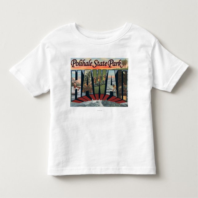 Camiseta De Bebé Parque de estado de Polihale, Hawaii - escena (Anverso)