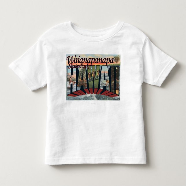 Camiseta De Bebé Parque de estado de Waianapanapa, Hawaii (Anverso)