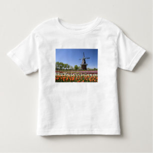 Camiseta De Bebé Parque de la isla de los molinos de viento con tul