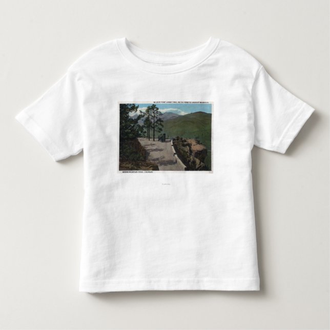 Camiseta De Bebé Parque de la montaña de Denver, CO - lazo salvaje (Anverso)