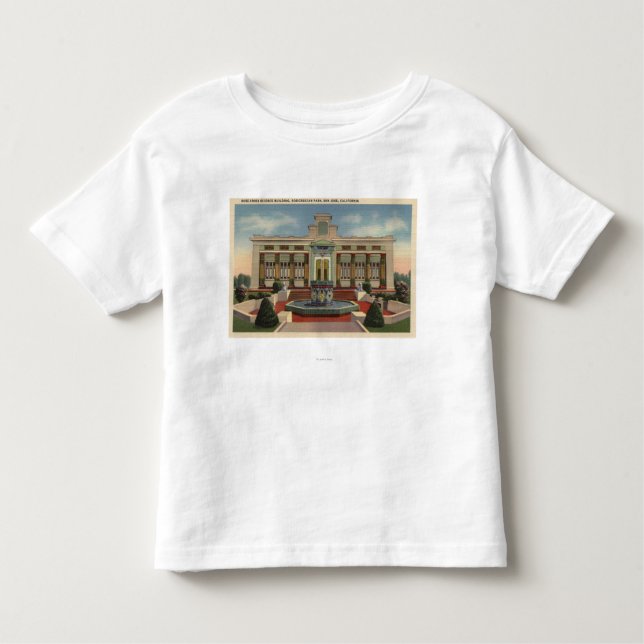 Camiseta De Bebé Parque de Rosicrucian, edificio de Sciene del (Anverso)