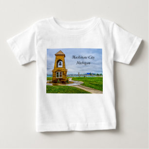Camiseta De Bebé Parque del Patrimonio Conkling Ciudad de Mackinaw